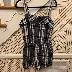 Banana Republic Plaid Romper